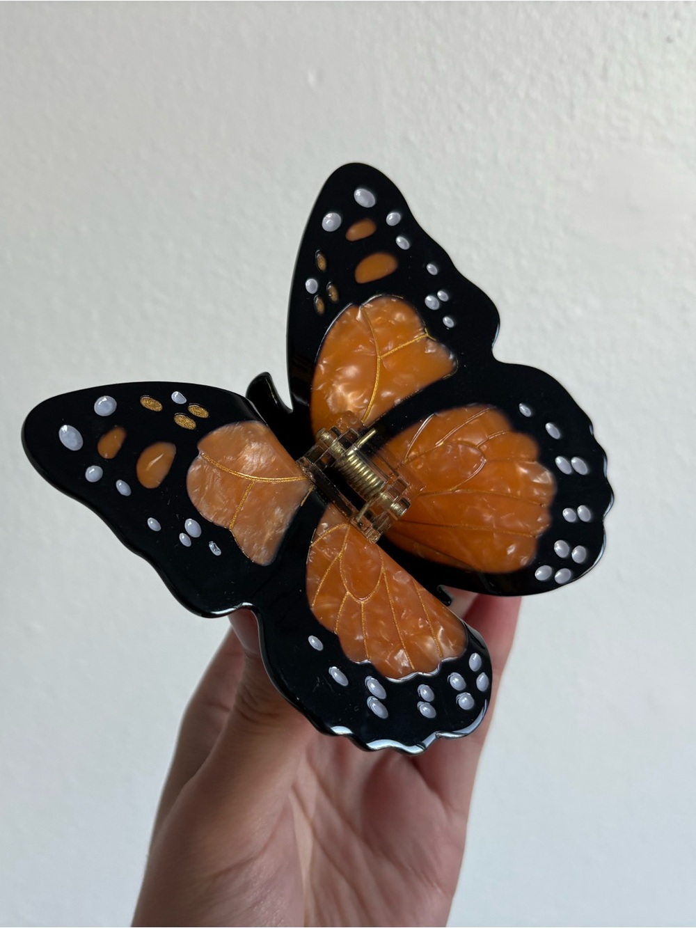 Urban Outfitters Solar Eclipse Fall Monarch Butterfly Claw Hair Clip